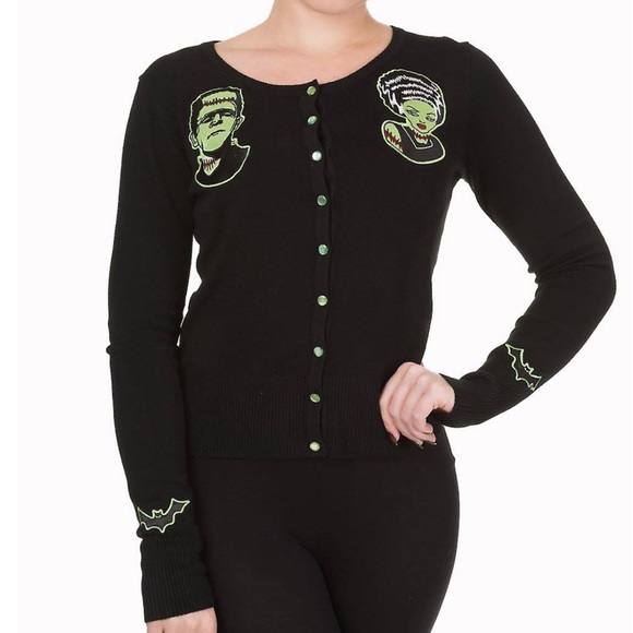Banned Apparel Sweaters - ISO Banned Apparel Frankenstein Cardi DO NOT BUY
